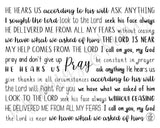 Prayer Scriptures Digital Download