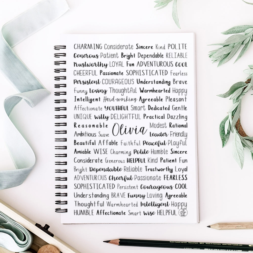 Olivia Spiral Notebook