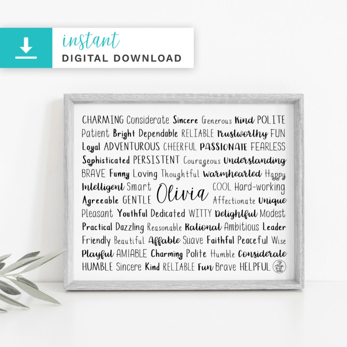 Olivia Digital Download