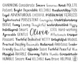 Olivia Digital Download