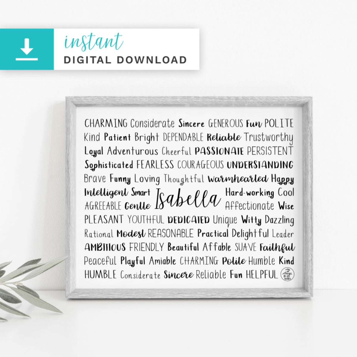 Isabella Digital Download