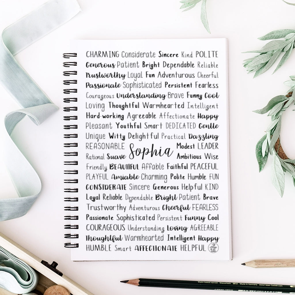 Sophia Spiral Notebook