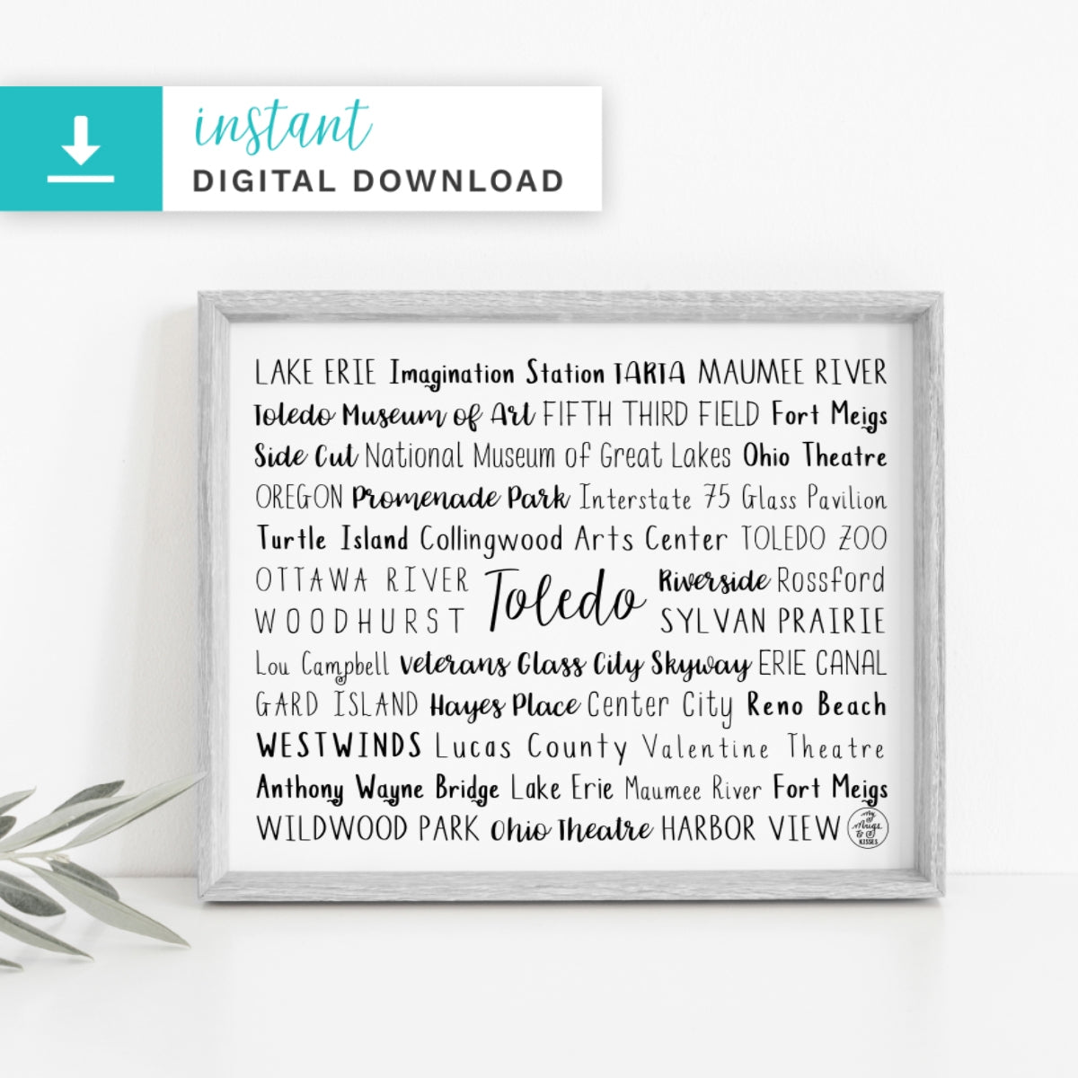 Toledo, OH Digital Download