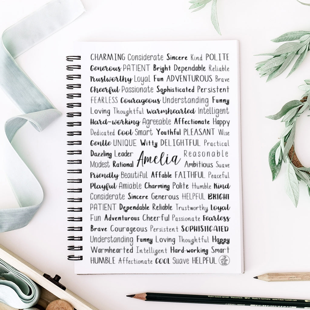 Amelia Spiral Notebook