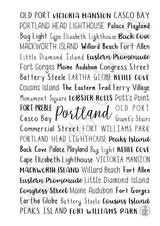 Portland, ME Spiral Notebook