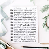 Elizabeth Spiral Notebook