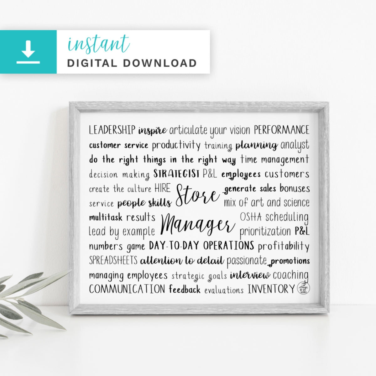 Store Manager Digital Download