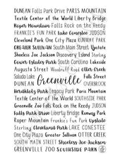 Greenville, SC Spiral Notebook