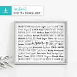 Wyoming Digital Download