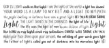 Light Scriptures Mug