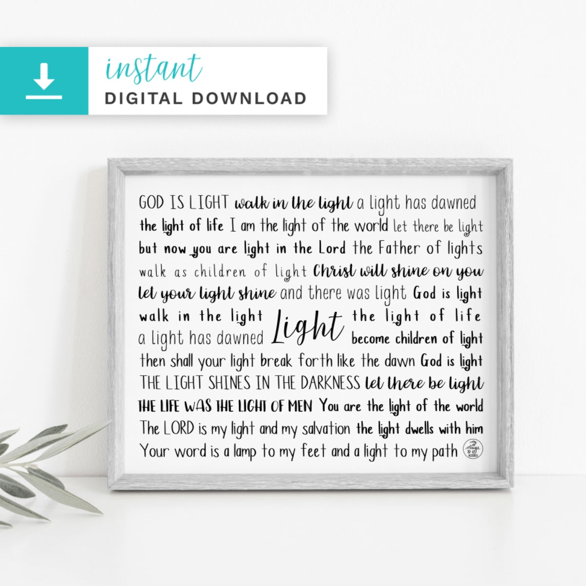 Light Scriptures Digital Download