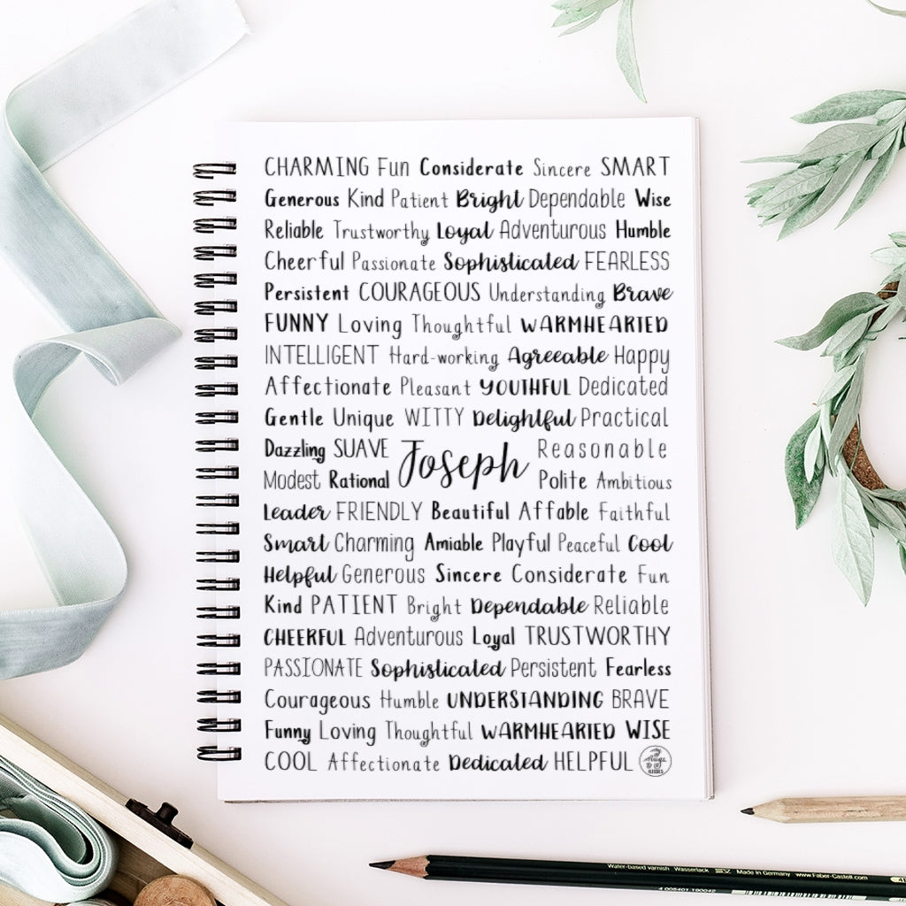 Joseph Spiral Notebook