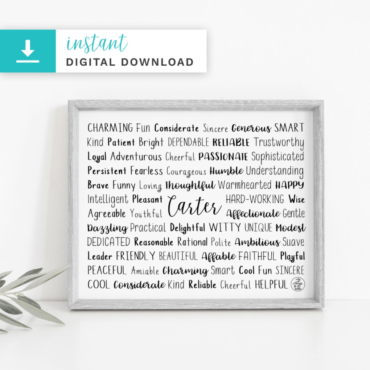 Carter Digital Download