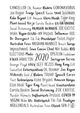 2020 Spiral Notebook