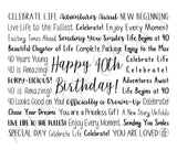 40th Birthday Travel Mug