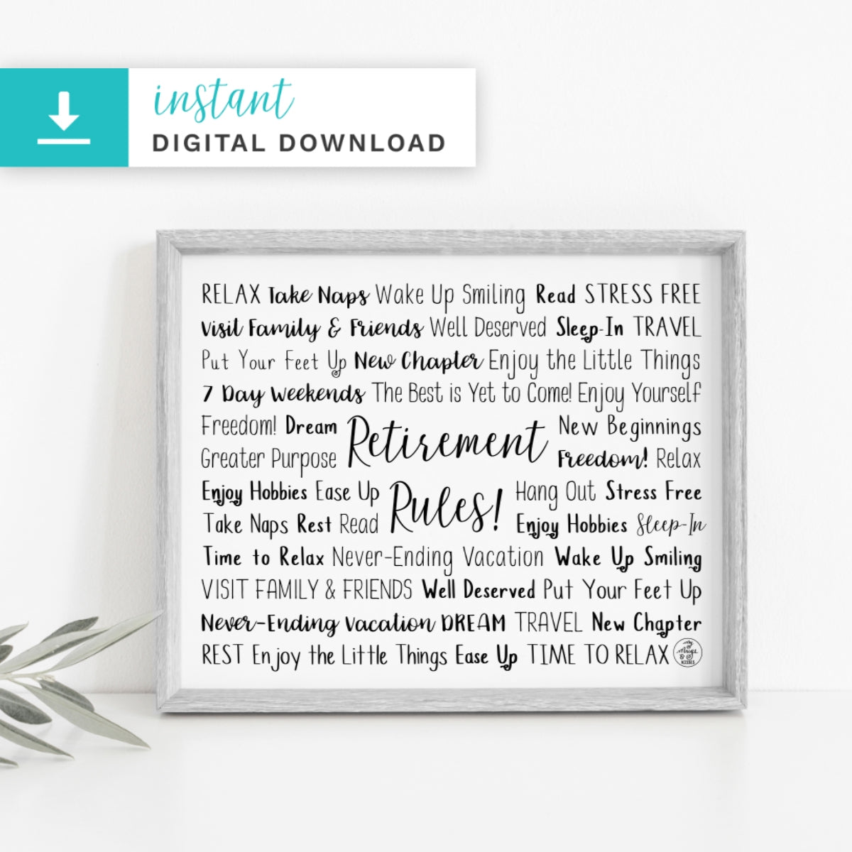 Retirement Digital Download
