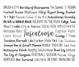 Tuscaloosa, AL Travel Mug