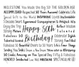 50th Birthday Travel Mug