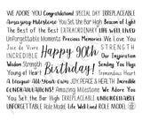 90th Birthday Travel Mug