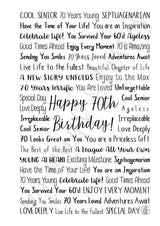70th Birthday Spiral Notebook