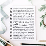60th Birthday Spiral Notebook