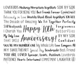 10th Anniversary Travel Mug