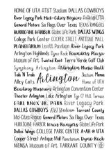 Arlington, TX Spiral Notebook
