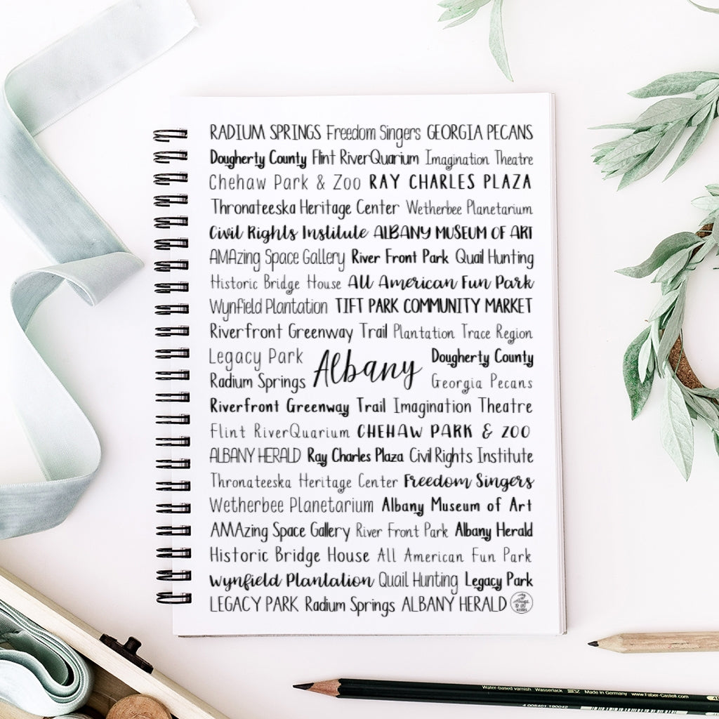Albany, GA Spiral Notebook
