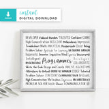 Programmer Digital Download