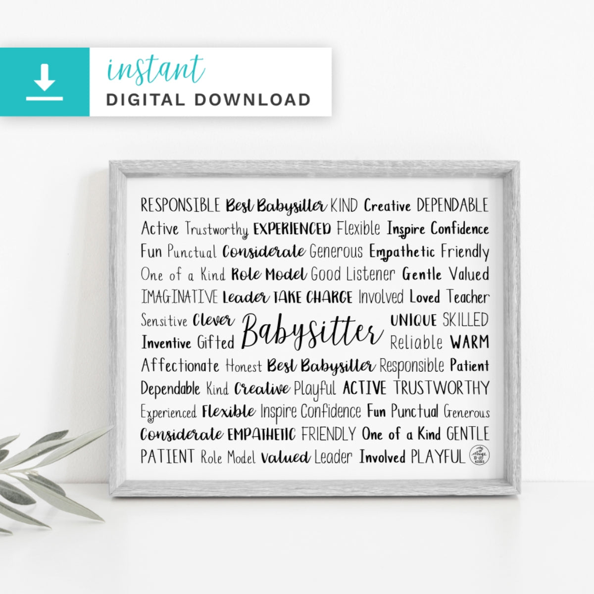 Babysitter Digital Download