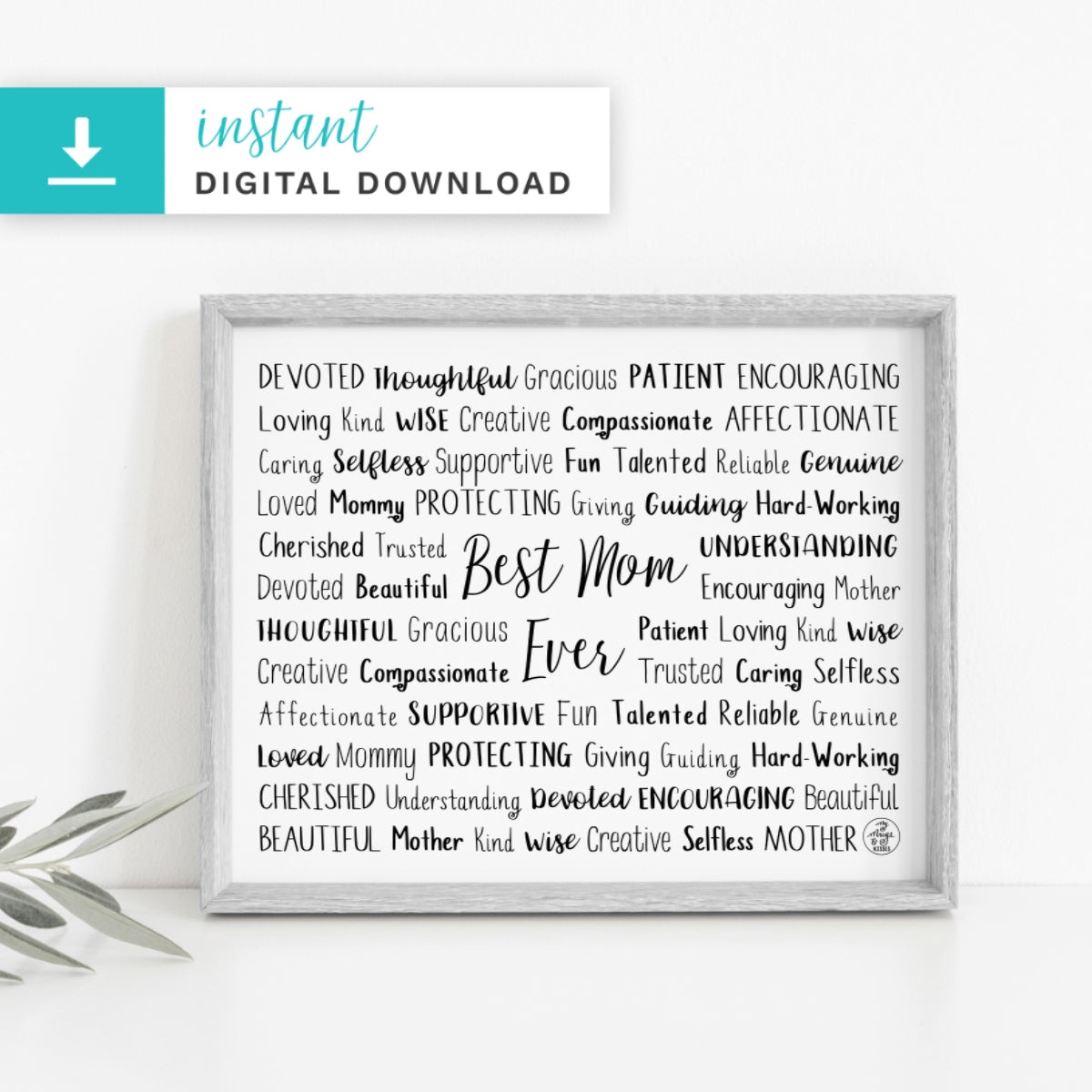Best Mom Ever Digital Download