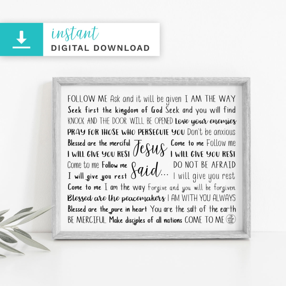 Jesus Said Digital Download