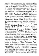Appalachian Trail Spiral Notebook
