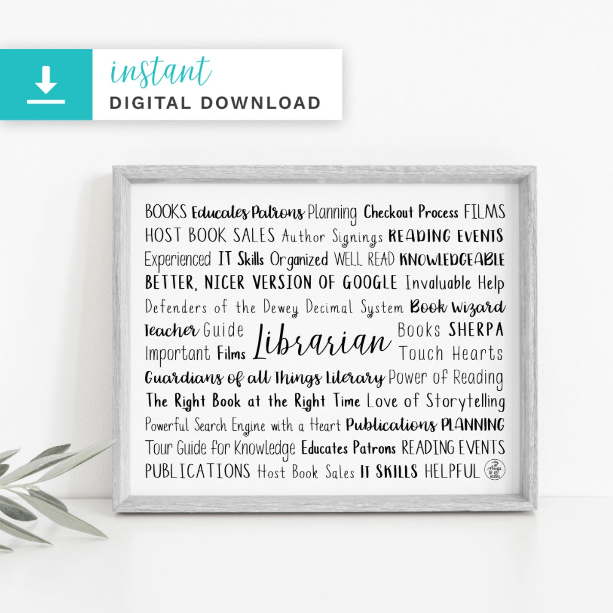Librarian Digital Download