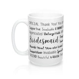 Bridesmaid Mug