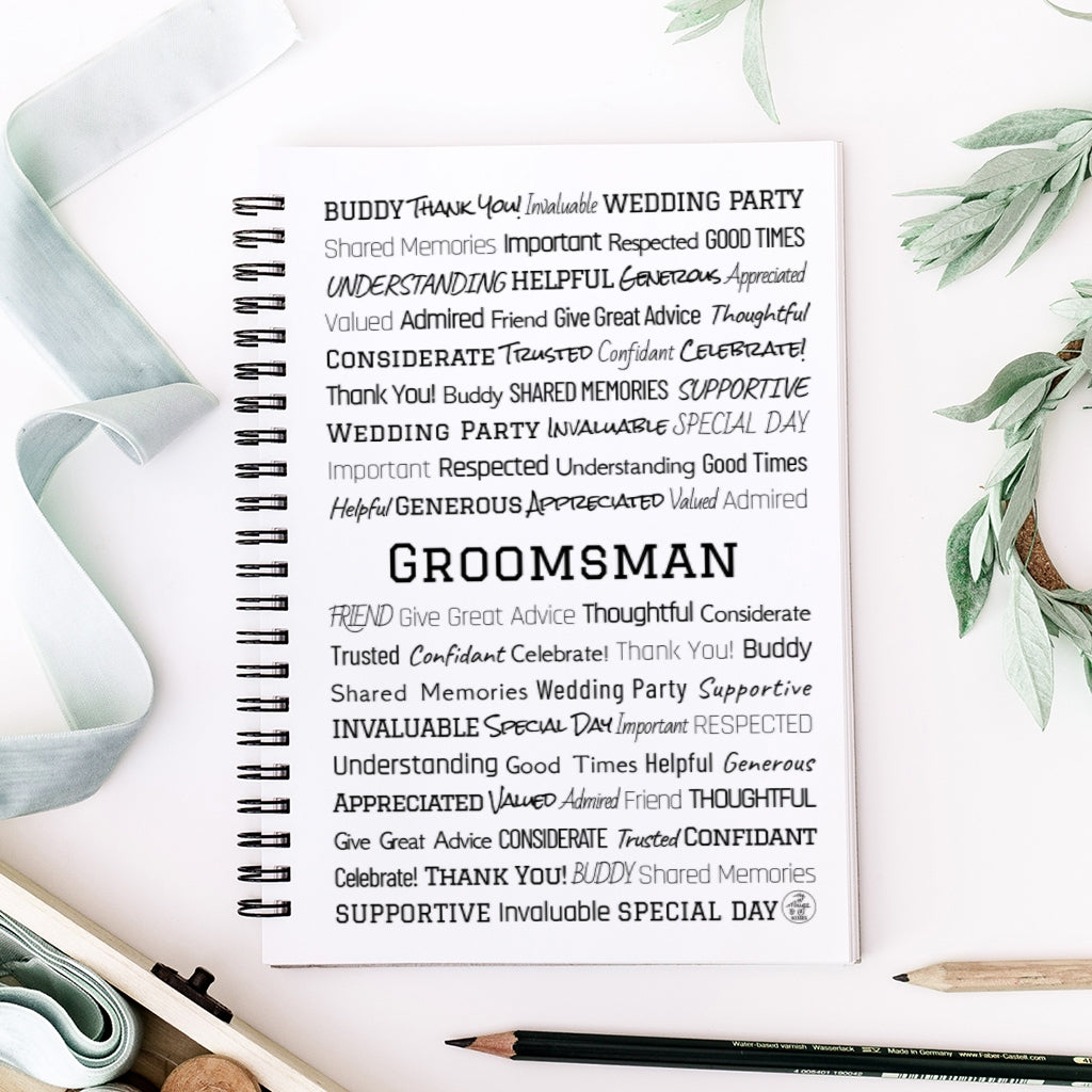Groomsman Spiral Notebook