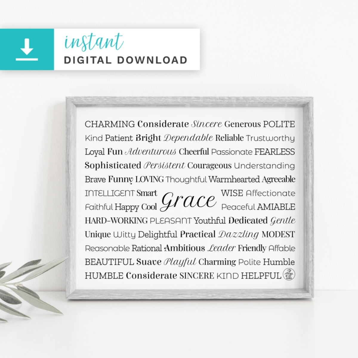 Grace Digital Download