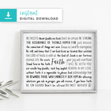 Faith Digital Download