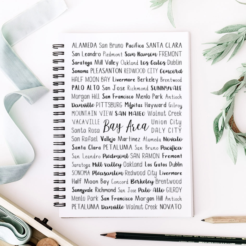 Bay Area Spiral Notebook