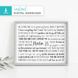 Psalm 23 Digital Download
