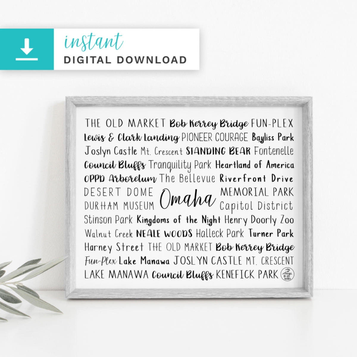 Omaha, NE Digital Download